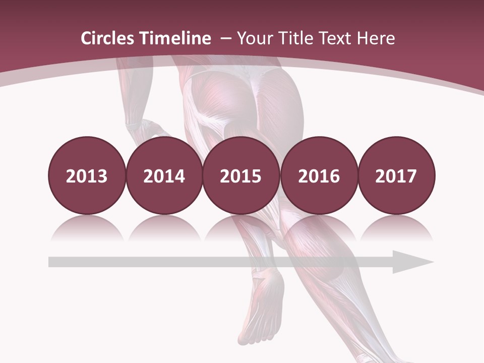 Wellbeing Shape Muscular PowerPoint Template