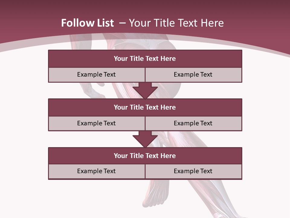 Wellbeing Shape Muscular PowerPoint Template