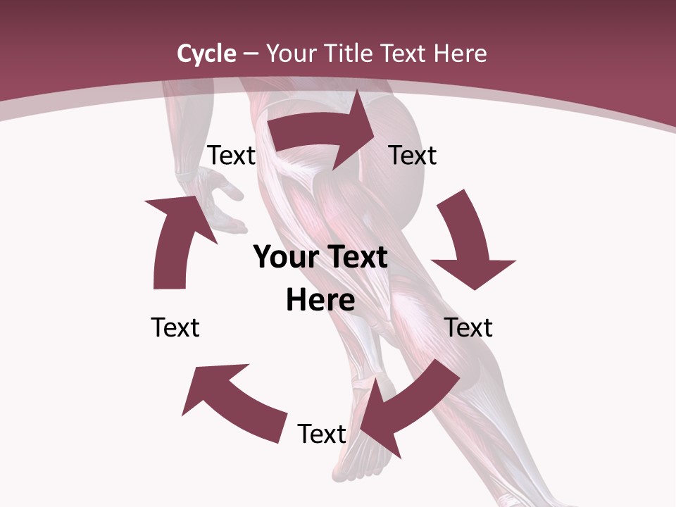 Wellbeing Shape Muscular PowerPoint Template