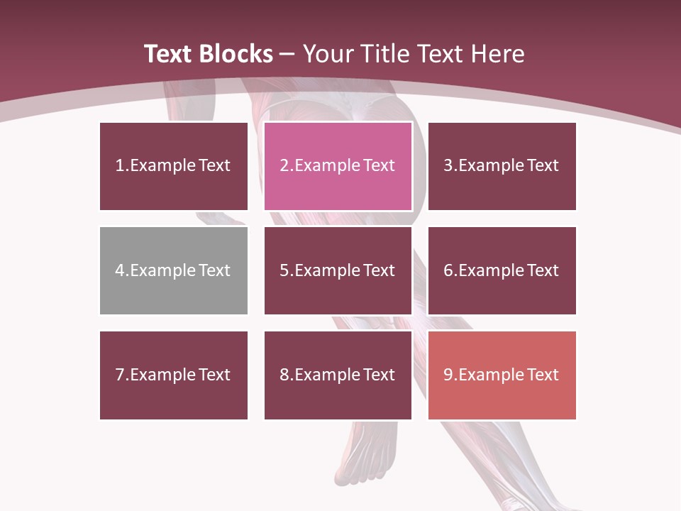 Wellbeing Shape Muscular PowerPoint Template