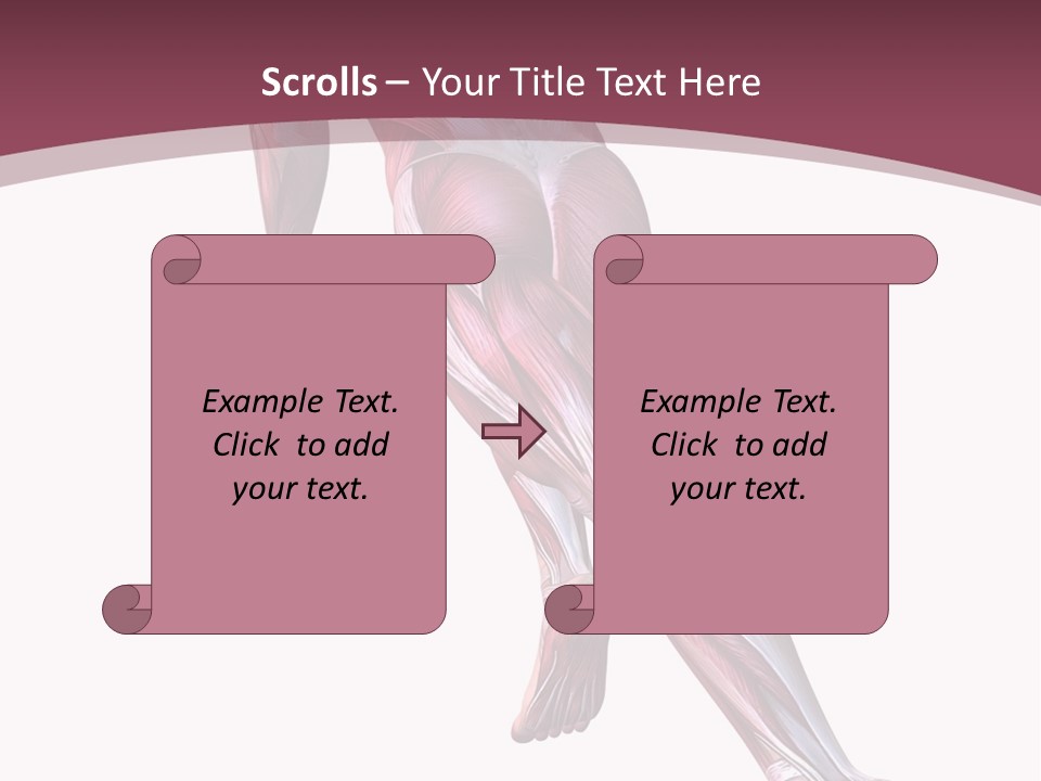 Wellbeing Shape Muscular PowerPoint Template