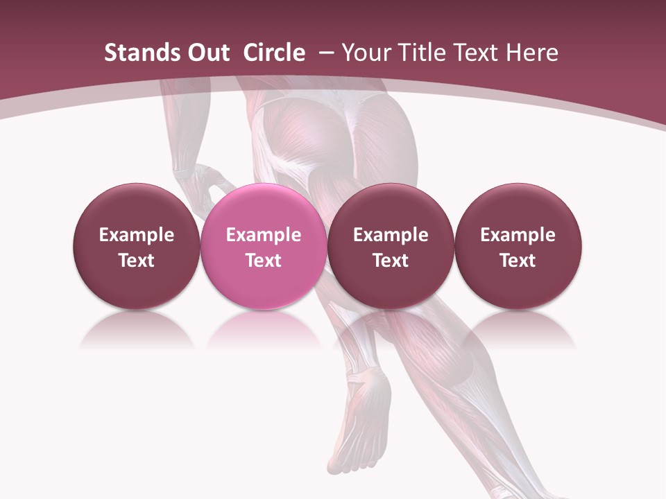 Wellbeing Shape Muscular PowerPoint Template