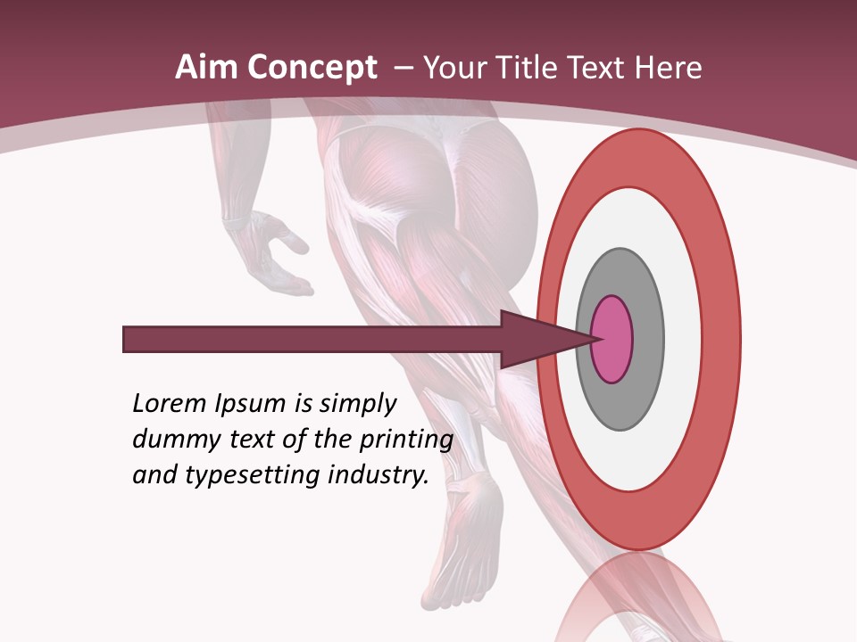 Wellbeing Shape Muscular PowerPoint Template