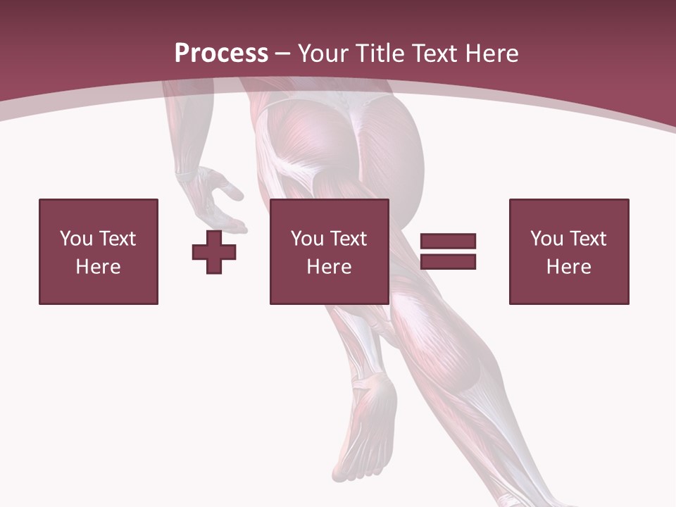 Wellbeing Shape Muscular PowerPoint Template