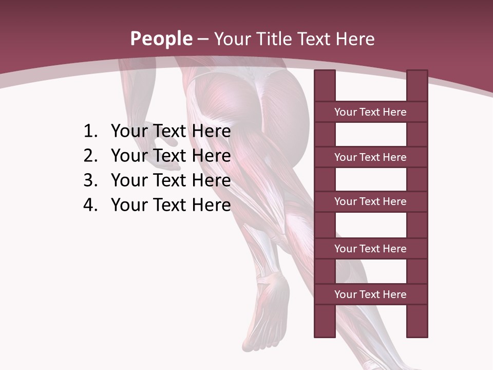 Wellbeing Shape Muscular PowerPoint Template
