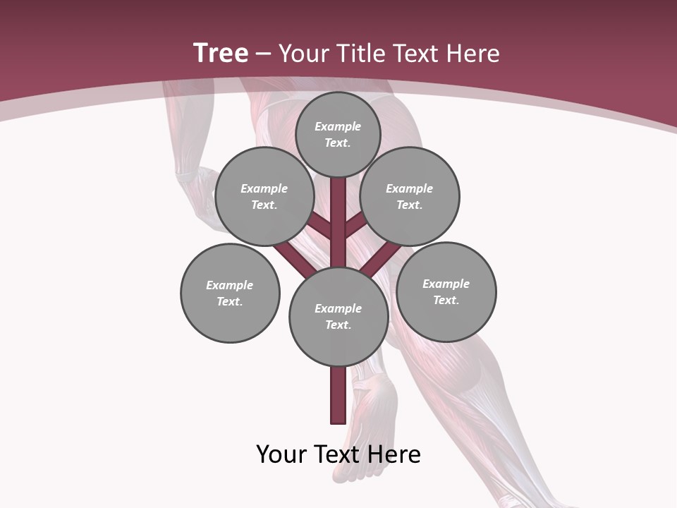 Wellbeing Shape Muscular PowerPoint Template