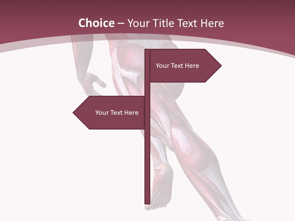 Wellbeing Shape Muscular PowerPoint Template