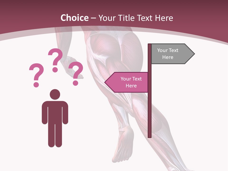 Wellbeing Shape Muscular PowerPoint Template