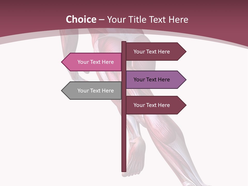 Wellbeing Shape Muscular PowerPoint Template