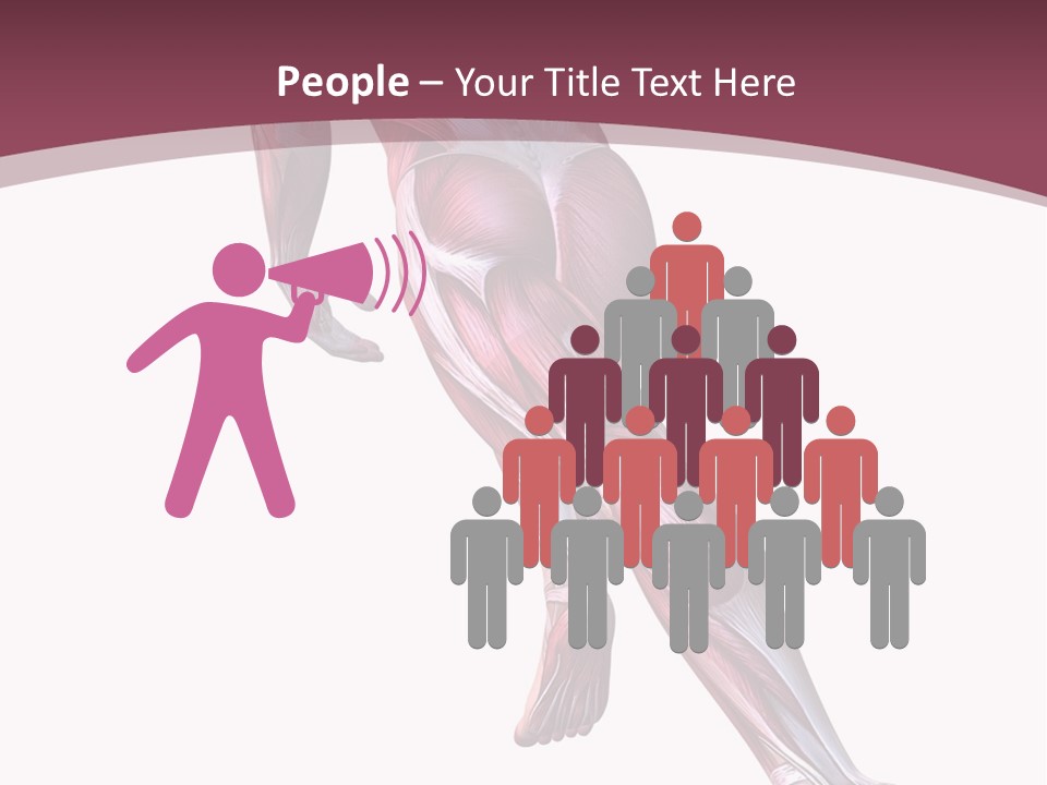 Wellbeing Shape Muscular PowerPoint Template