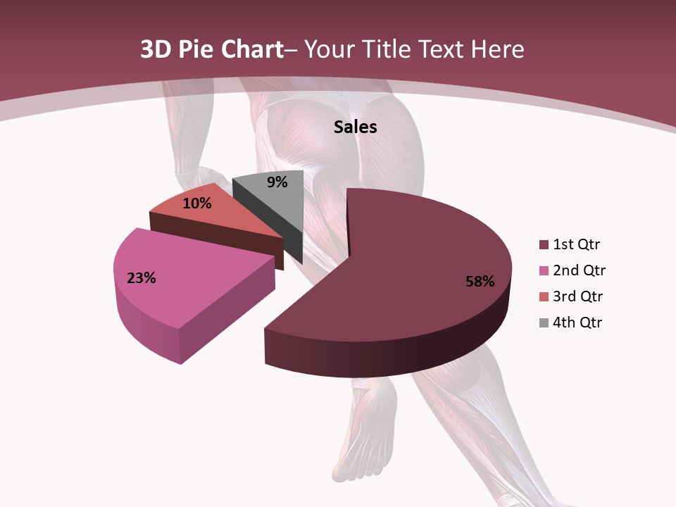 Wellbeing Shape Muscular PowerPoint Template