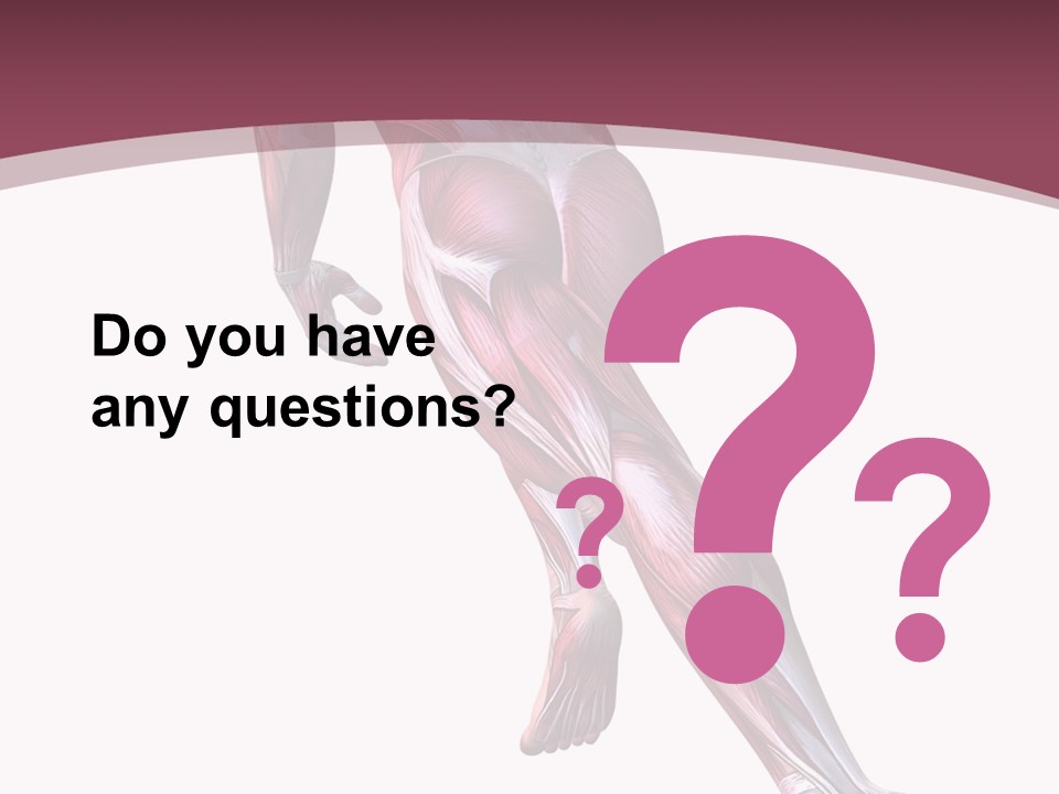 Wellbeing Shape Muscular PowerPoint Template