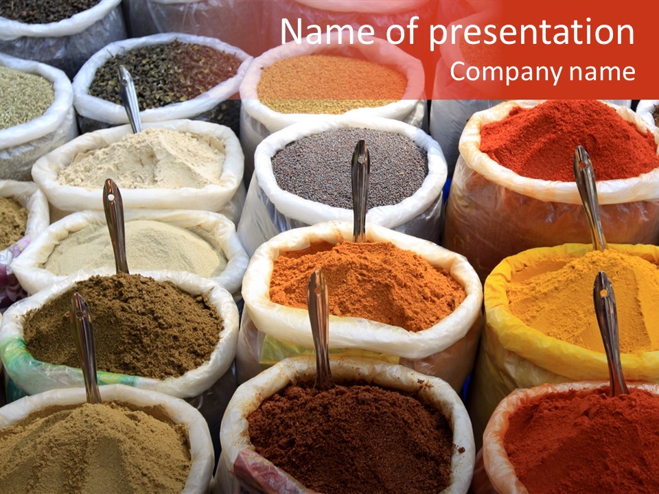 Herb Sell Colourful PowerPoint Template