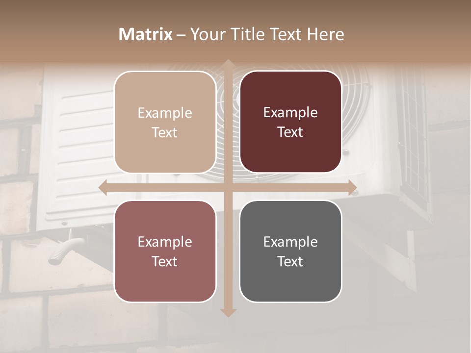 Brick Technology Conditioner PowerPoint Template