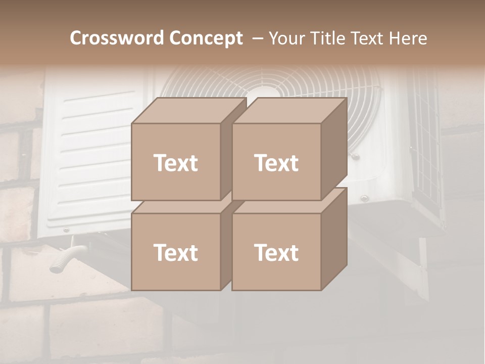 Brick Technology Conditioner PowerPoint Template