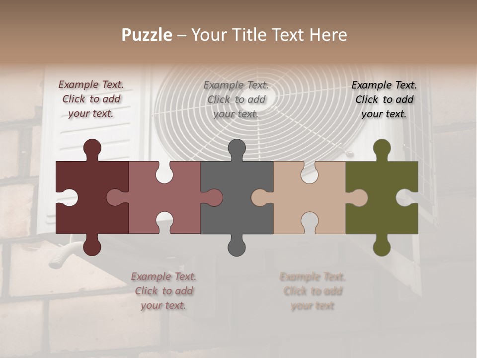 Brick Technology Conditioner PowerPoint Template