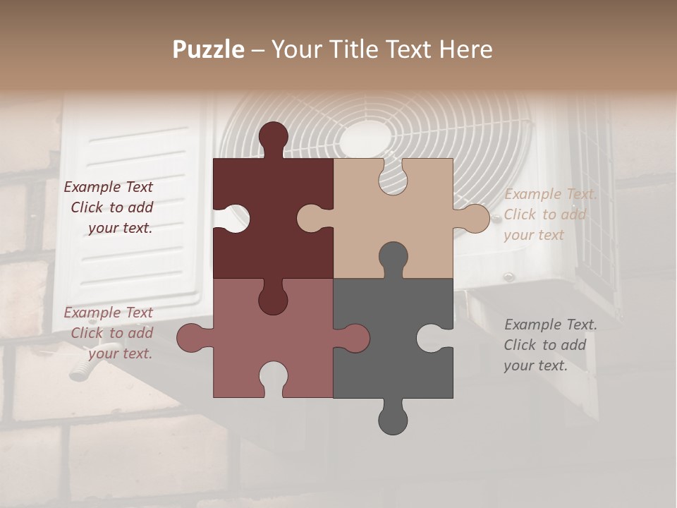 Brick Technology Conditioner PowerPoint Template