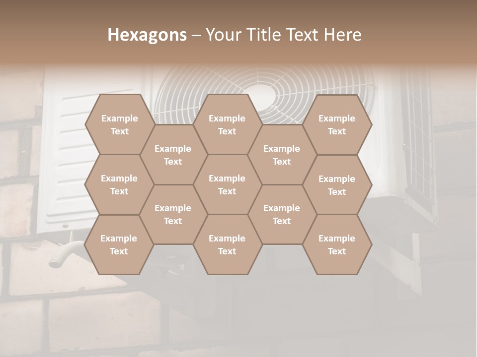 Brick Technology Conditioner PowerPoint Template