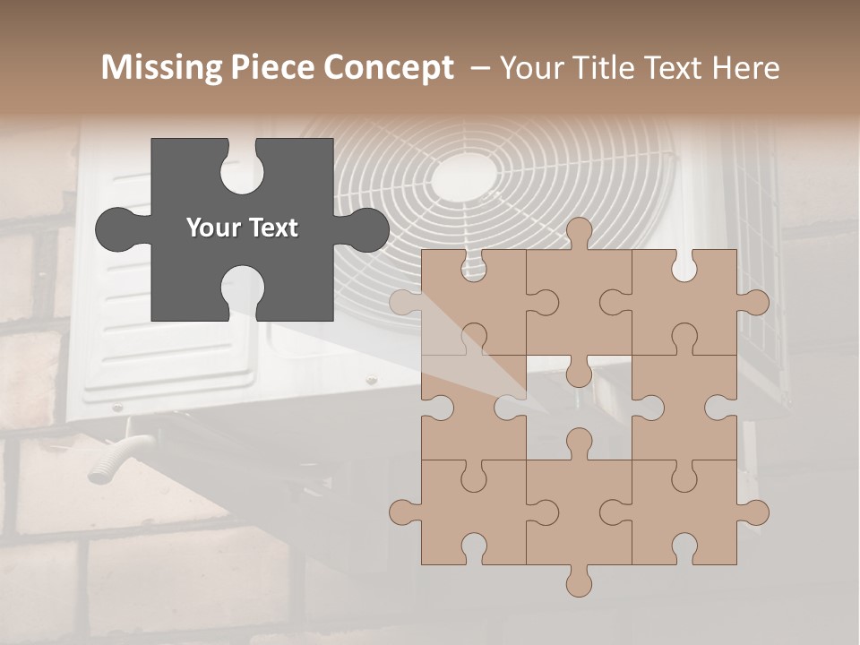 Brick Technology Conditioner PowerPoint Template