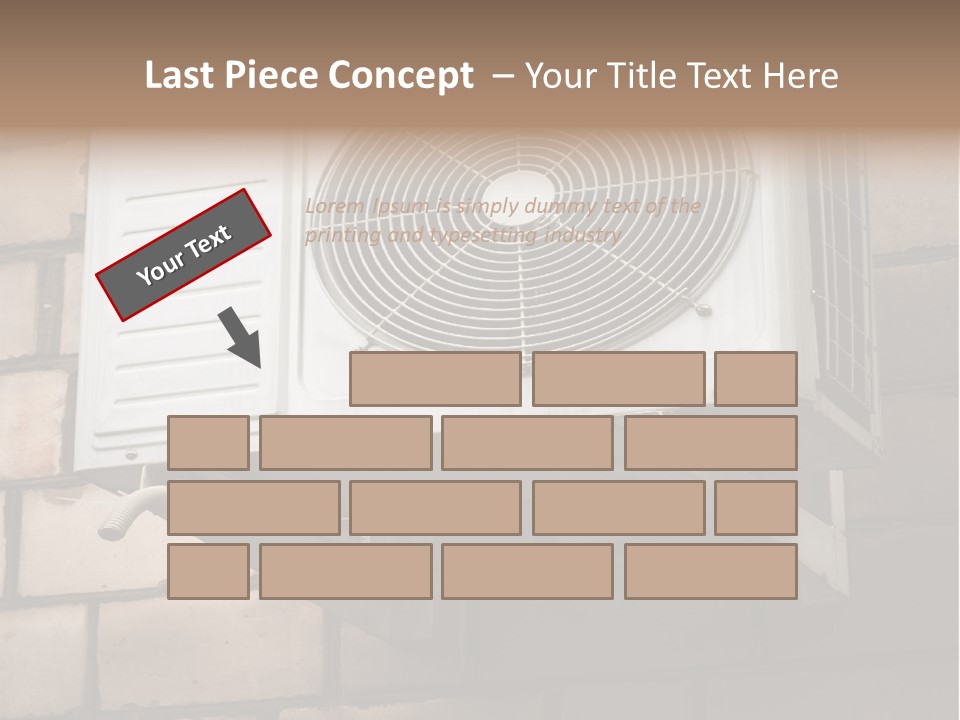 Brick Technology Conditioner PowerPoint Template