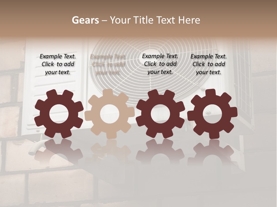 Brick Technology Conditioner PowerPoint Template