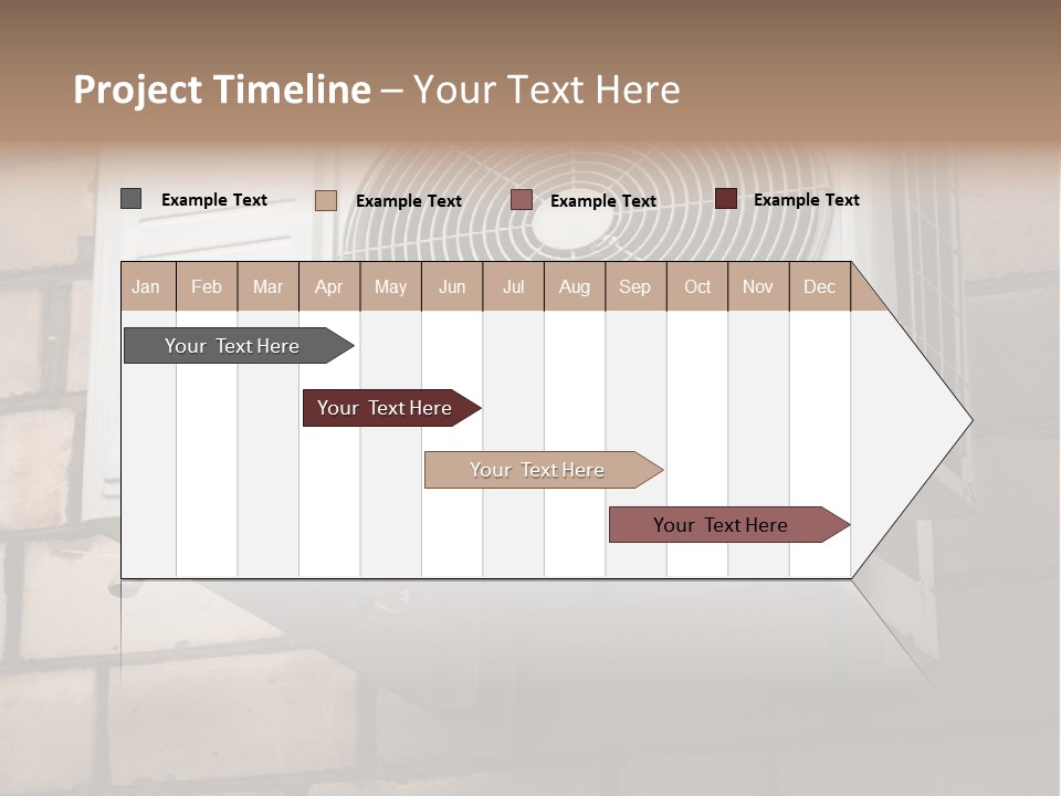 Brick Technology Conditioner PowerPoint Template