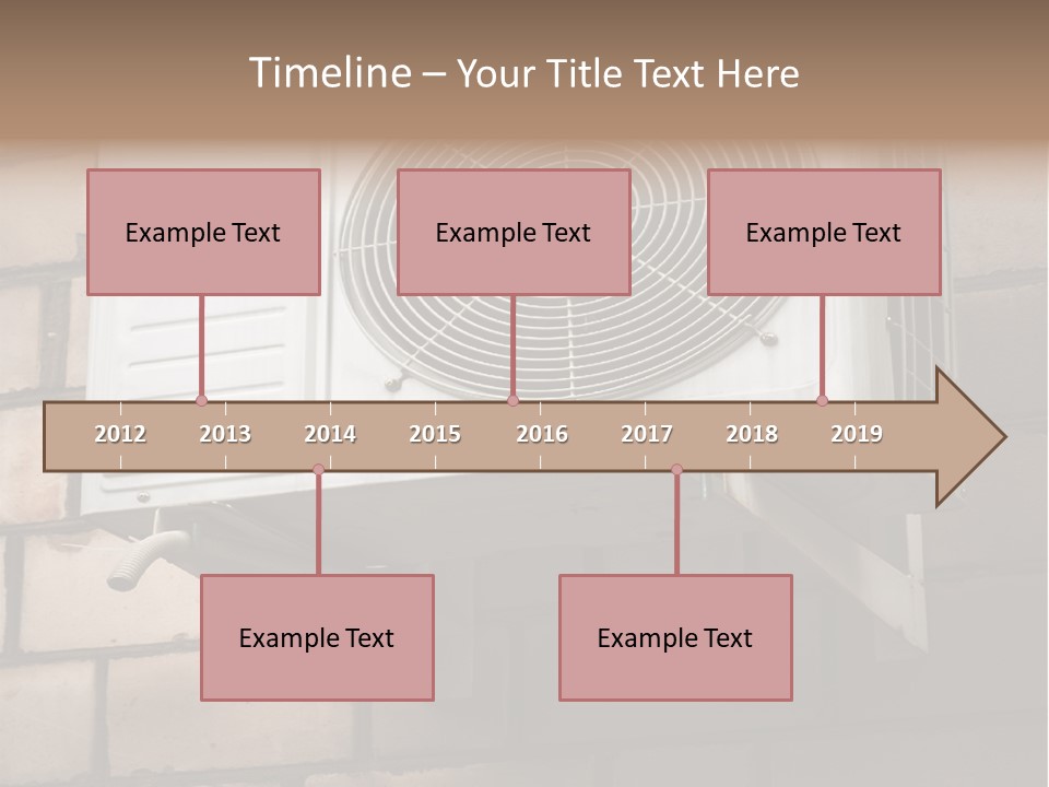 Brick Technology Conditioner PowerPoint Template