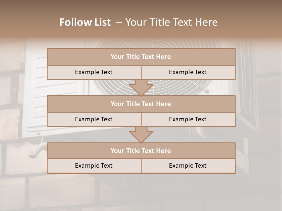 Brick Technology Conditioner PowerPoint Template