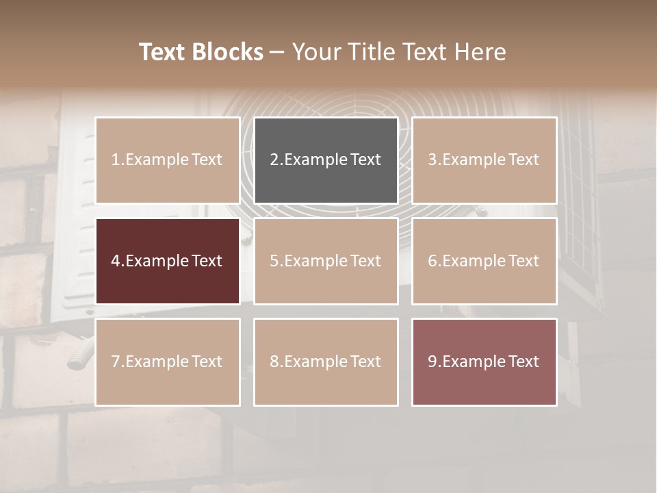 Brick Technology Conditioner PowerPoint Template