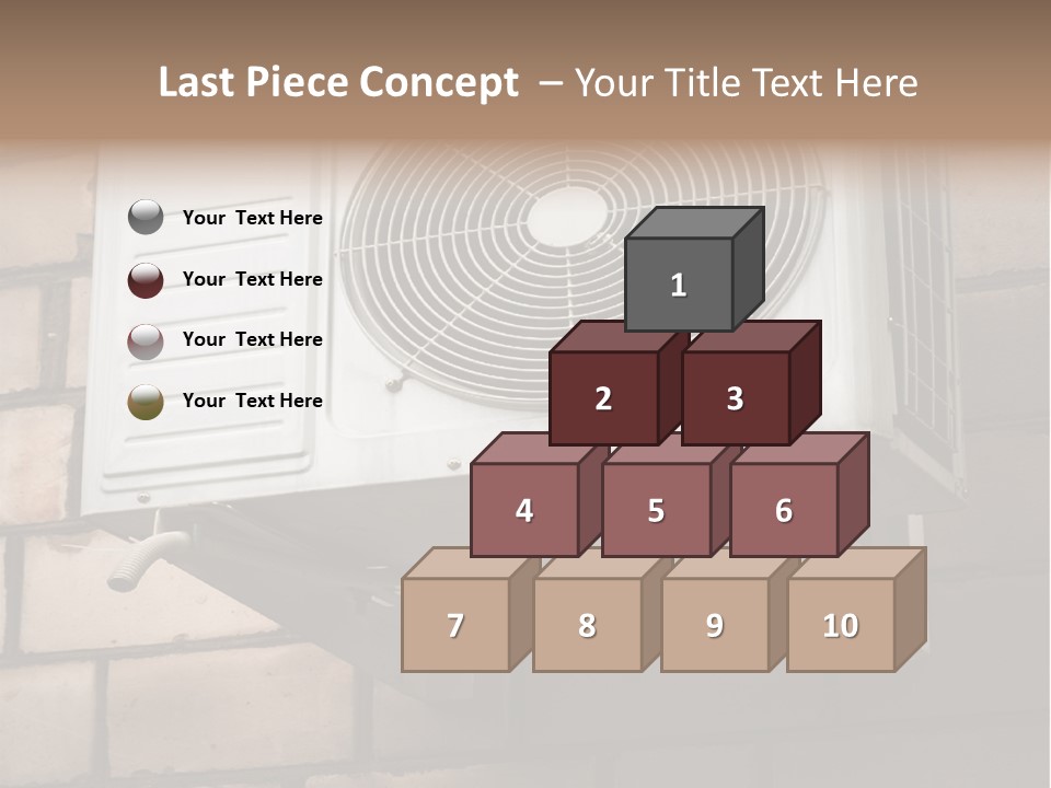 Brick Technology Conditioner PowerPoint Template