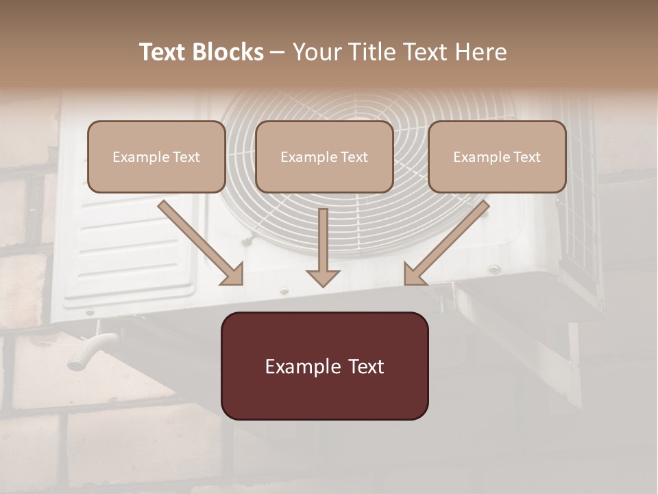 Brick Technology Conditioner PowerPoint Template