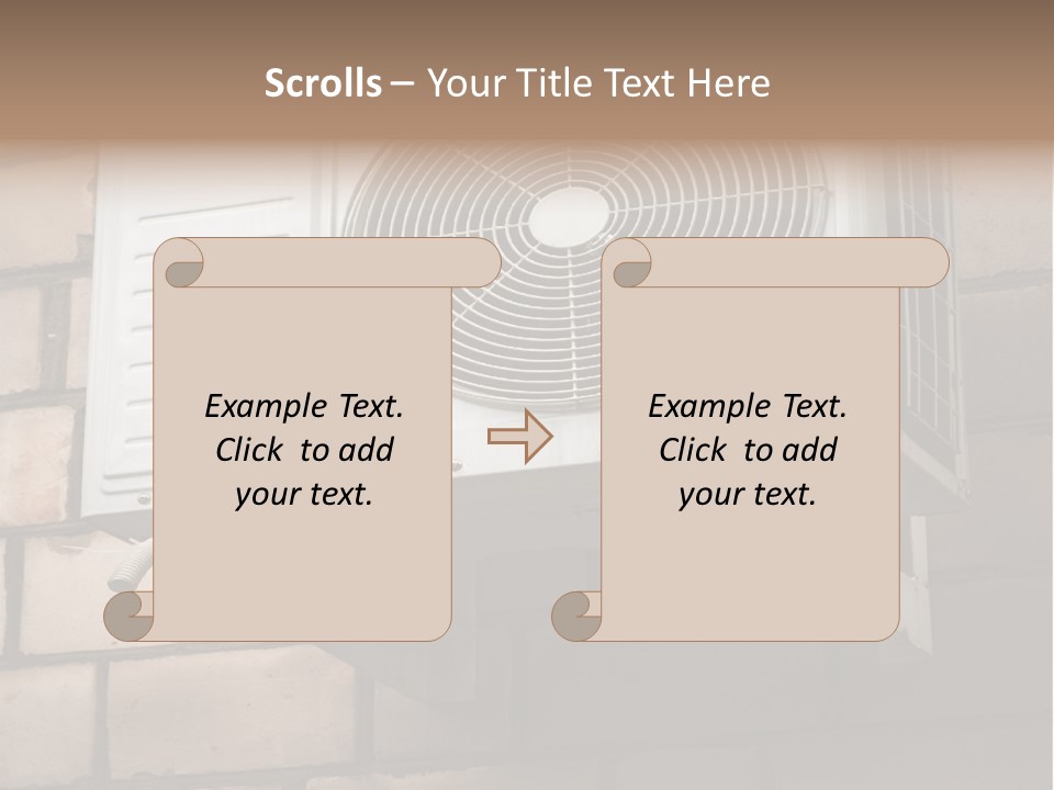 Brick Technology Conditioner PowerPoint Template