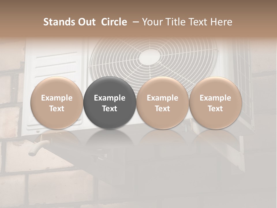 Brick Technology Conditioner PowerPoint Template