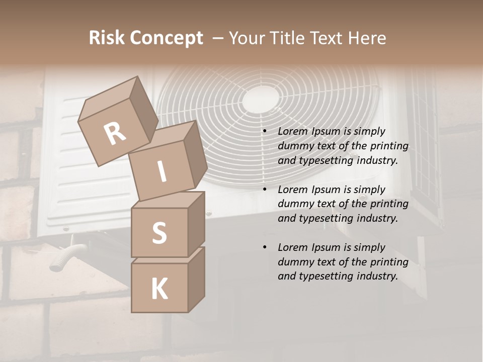 Brick Technology Conditioner PowerPoint Template
