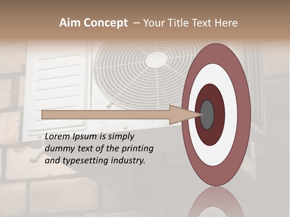 Brick Technology Conditioner PowerPoint Template