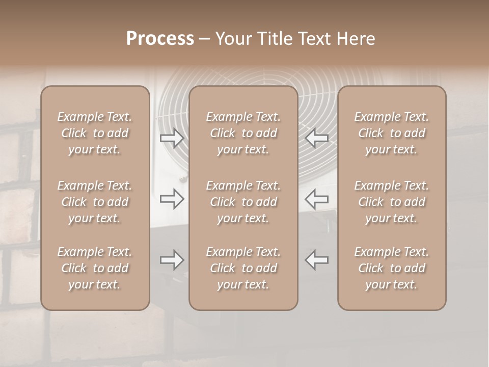 Brick Technology Conditioner PowerPoint Template