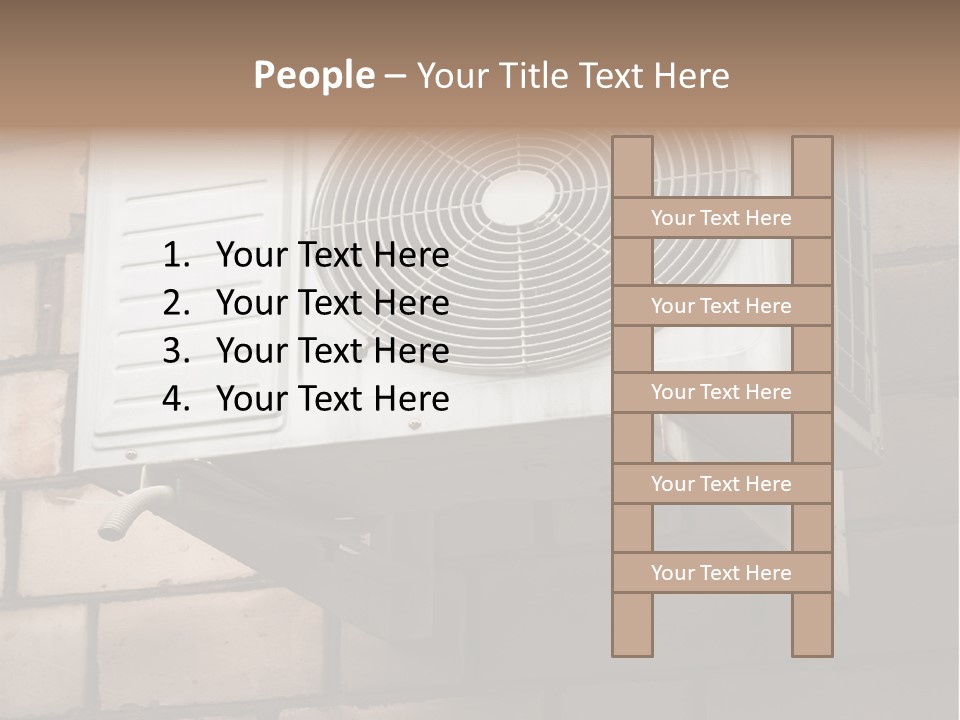 Brick Technology Conditioner PowerPoint Template