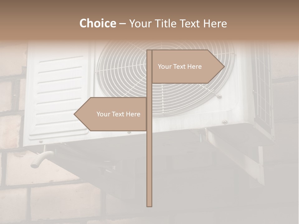 Brick Technology Conditioner PowerPoint Template