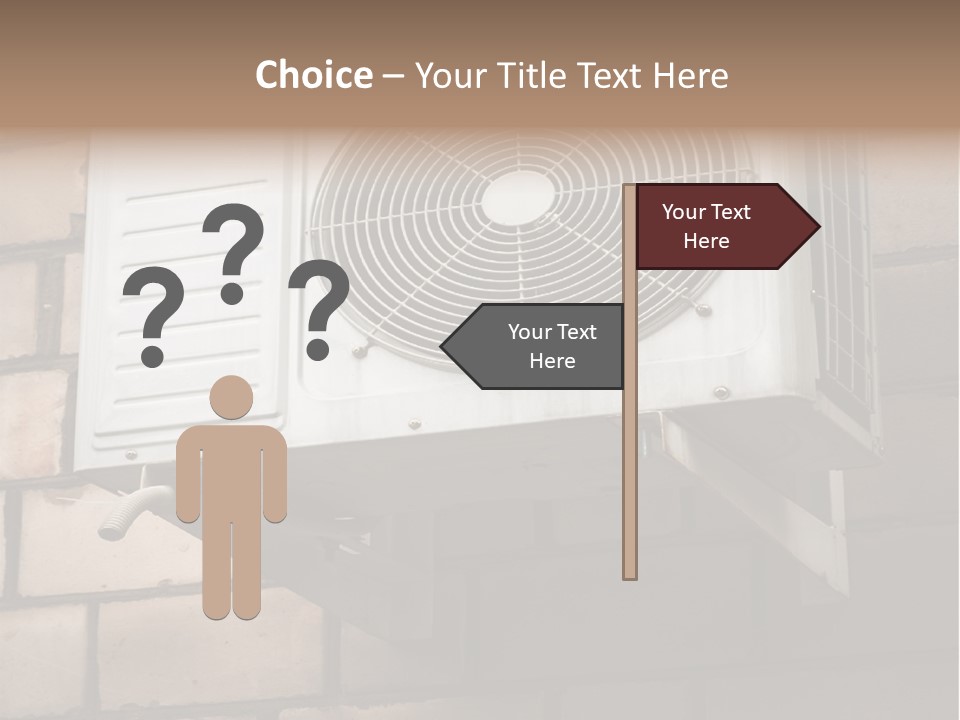 Brick Technology Conditioner PowerPoint Template