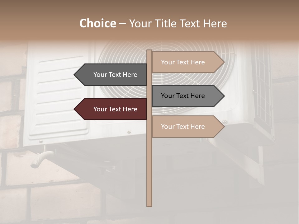 Brick Technology Conditioner PowerPoint Template
