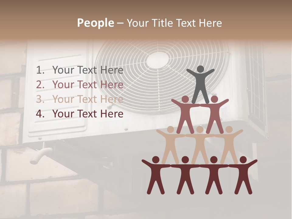 Brick Technology Conditioner PowerPoint Template