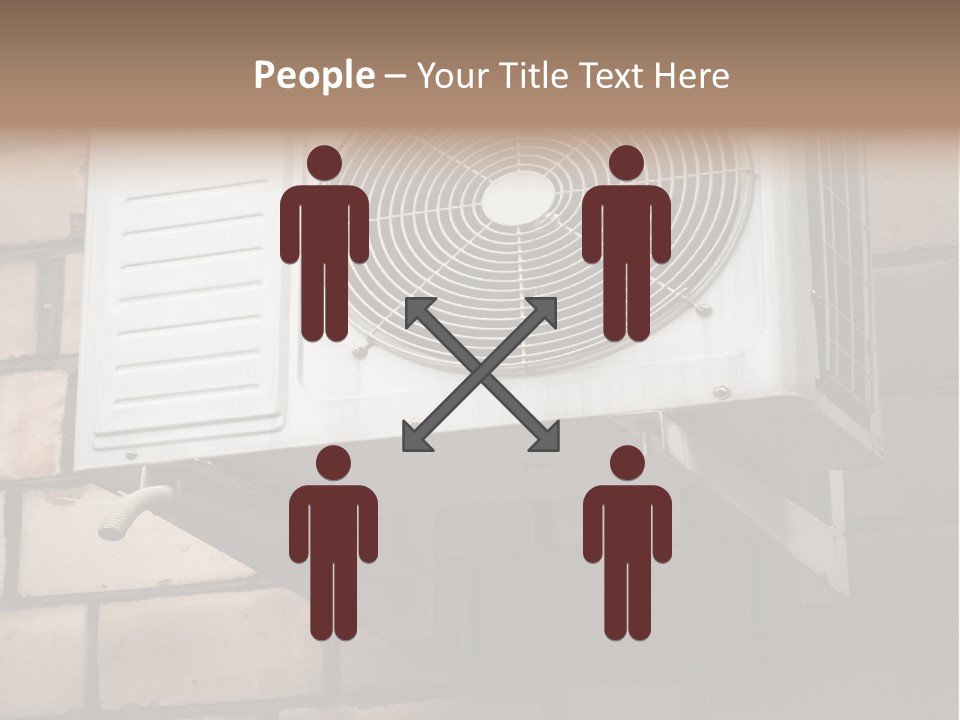 Brick Technology Conditioner PowerPoint Template