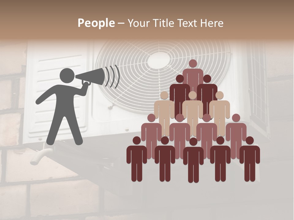 Brick Technology Conditioner PowerPoint Template