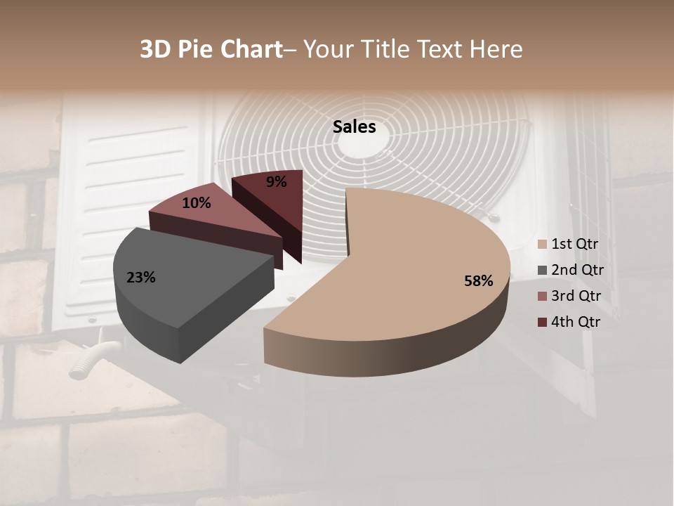 Brick Technology Conditioner PowerPoint Template