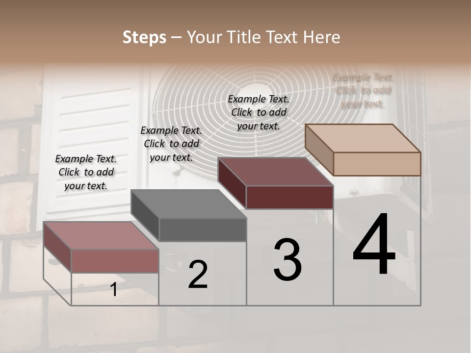 Brick Technology Conditioner PowerPoint Template
