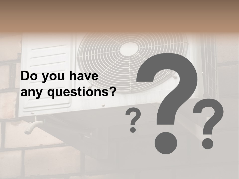 Brick Technology Conditioner PowerPoint Template