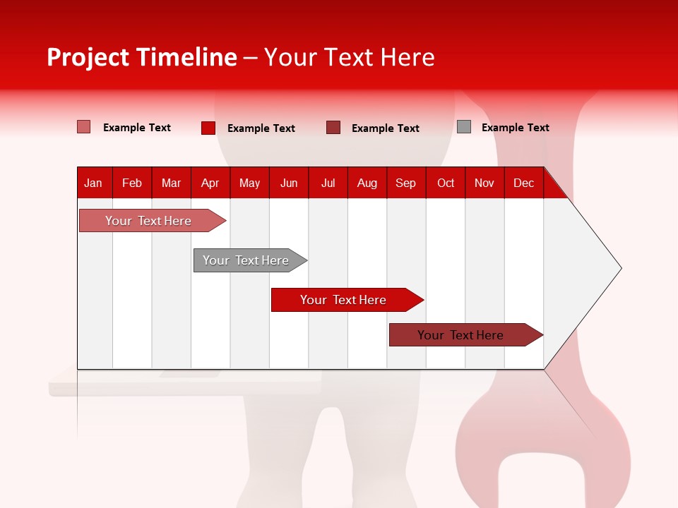 Notebook Fullbody Illustration PowerPoint Template