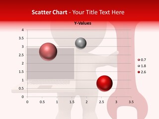 Notebook Fullbody Illustration PowerPoint Template