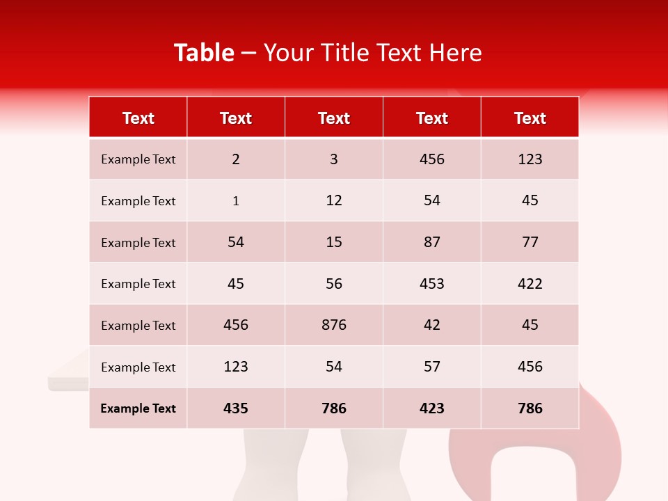 Notebook Fullbody Illustration PowerPoint Template
