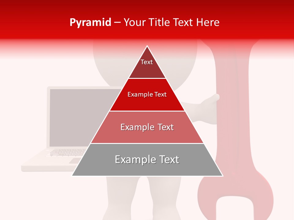 Notebook Fullbody Illustration PowerPoint Template